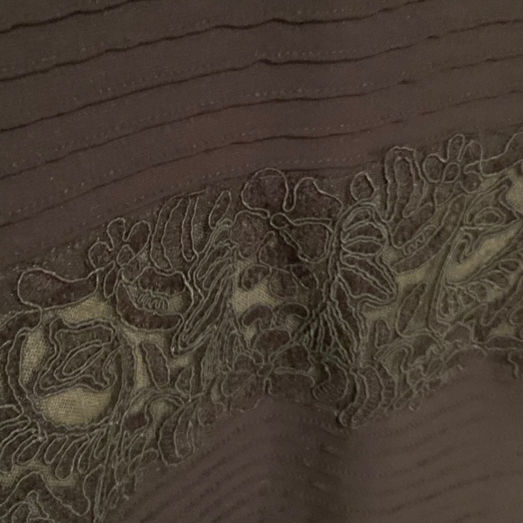 Tadashi Shoji black floor length gown. Size medium - Picture 2 of 5